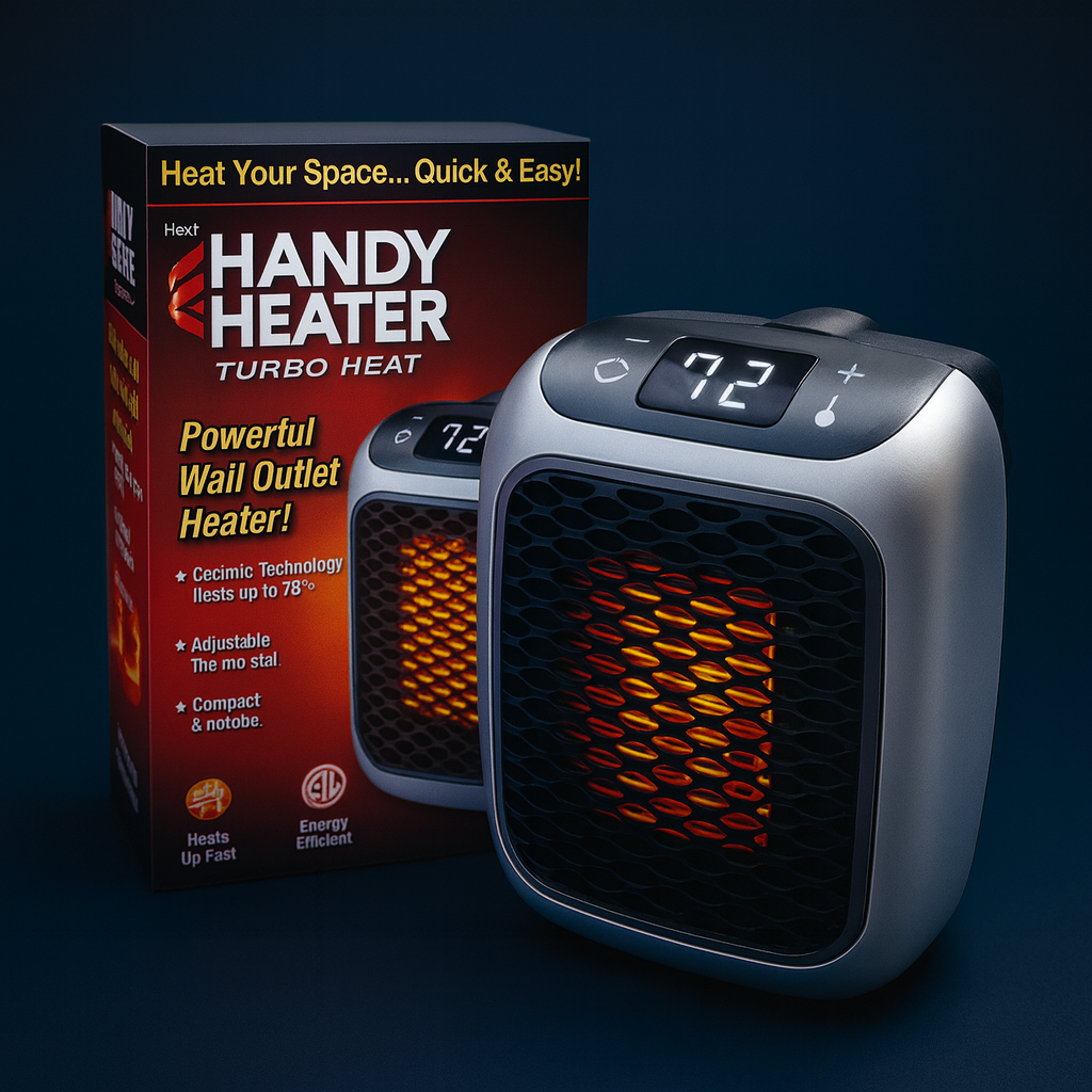 Modern Wall-Mounted Electric Heater – Quiet Performance, Powerful Warmth & Safe Operation
