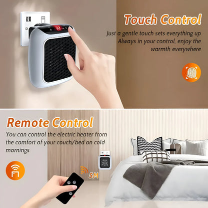 Modern Wall-Mounted Electric Heater – Quiet Performance, Powerful Warmth & Safe Operation